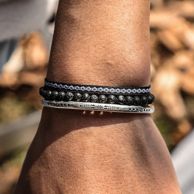 Timeless Tibetan Steel & Handmade Spirit Soul Bracelets
