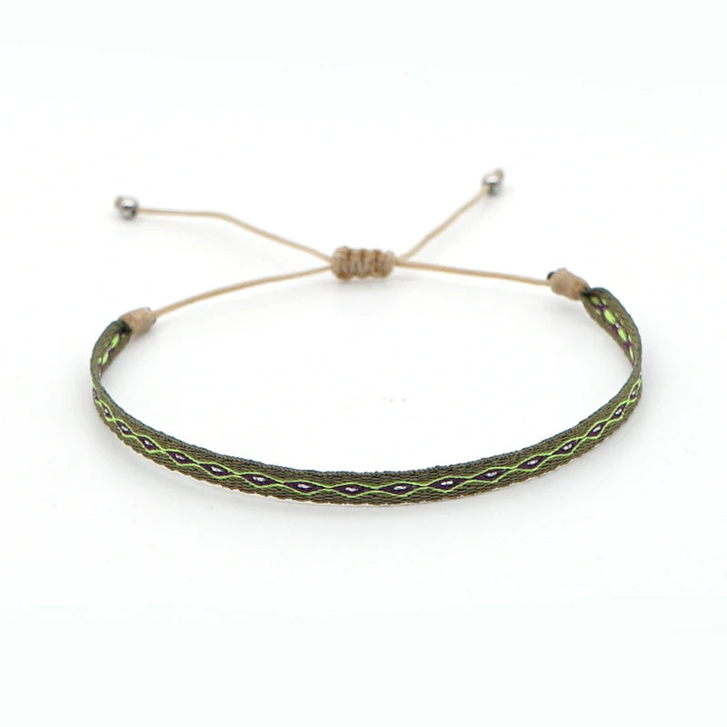 Tibetan Steel & Handmade Spirit Bracelet for "Joy & Lightheartedness"