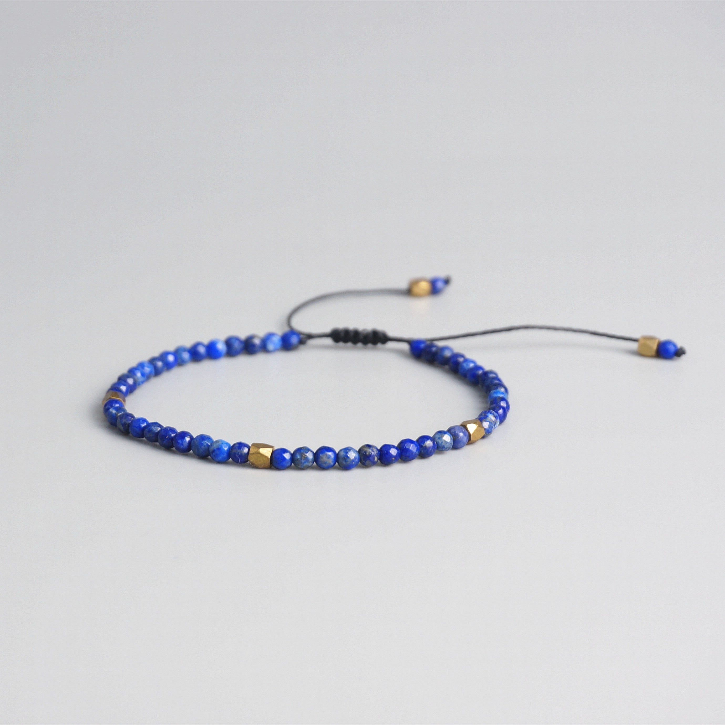 Handmade Tibetan Blessed Natural Lapis Beads for Chakra Cleansing