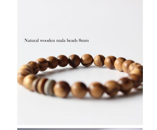 Buddhist Handcrafted Nature Sandalwood Mala Bracelet