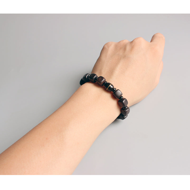 Buddhist Handcrafted Nature Sandalwood Bracelet for "Compassion & Kindness"