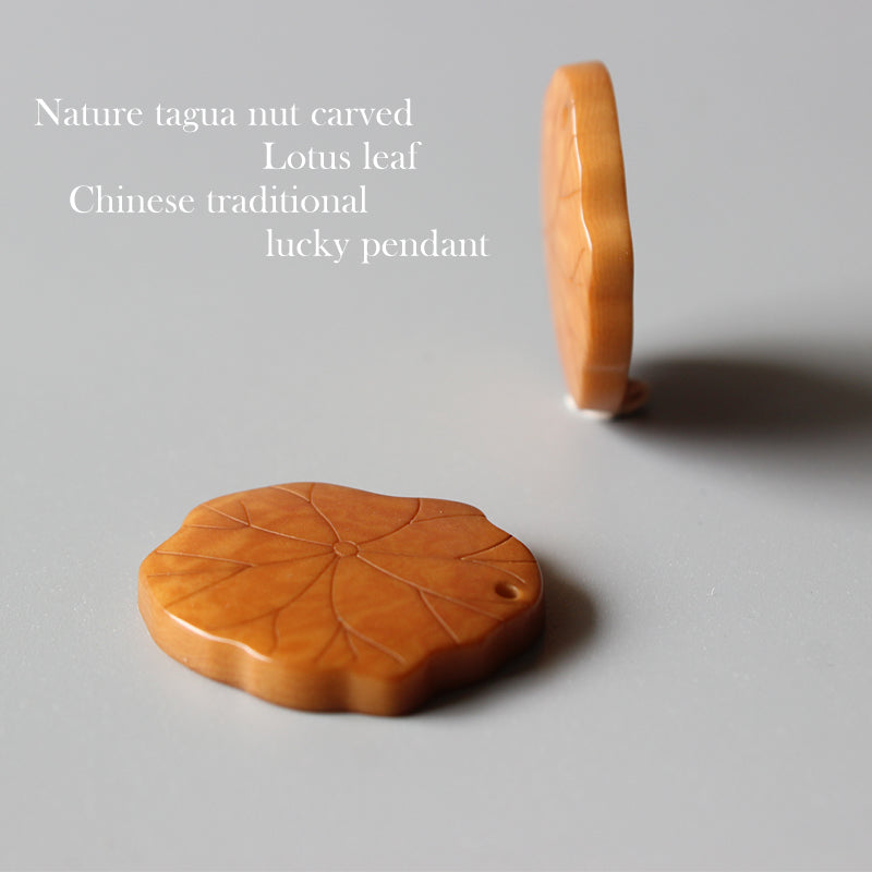 Lotus Leaf Fortune Pendant