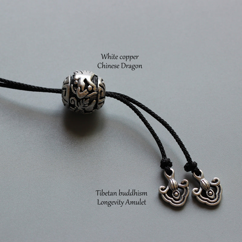 White Dragon Necklace (White Copper)
