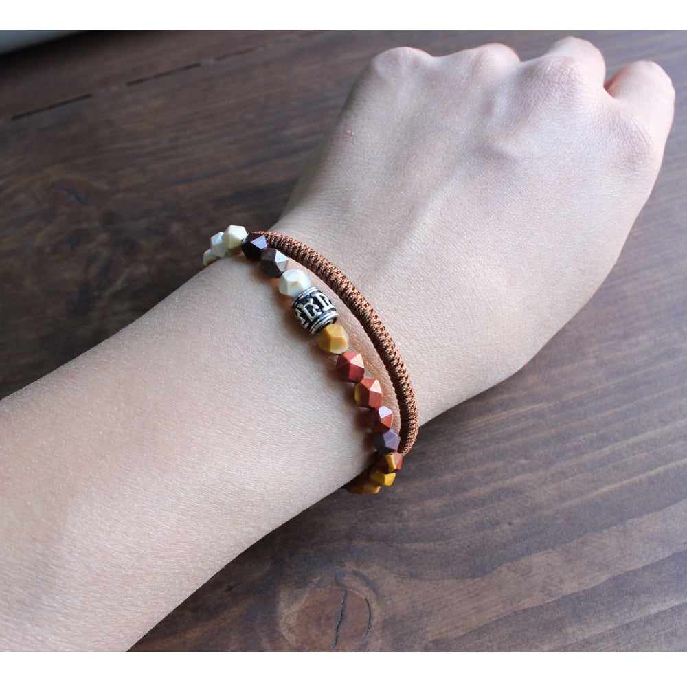 Buddhist Handcrafted Nature Sandalwood Bracelet for "Prayer & Blessings"