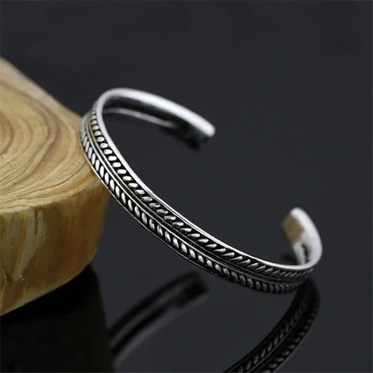 Tibetan Steel & Handmade Spirit Bracelet for "Peaceful Sleep & Dreams"