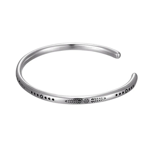 Tibetan Steel & Handmade Spirit Bracelet for "Attracting Wealth & Opportunities" 