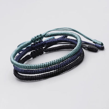 Handmade Tibetan Blessed Knots for "Success & Discipline"