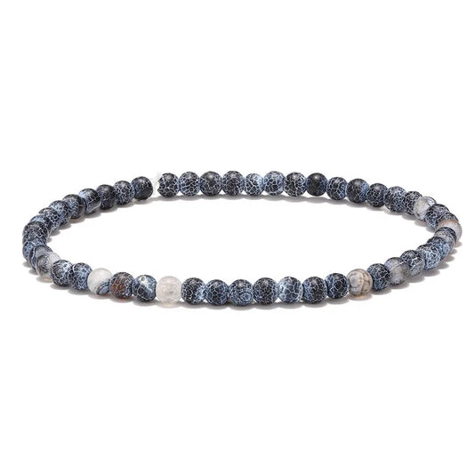 Tibetan Steel & Handmade Spirit Bracelet for "Joy & Lightheartedness" 