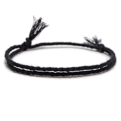 Tibetan Steel & Handmade Spirit Bracelet for Safe Travels & New Beginnings 
