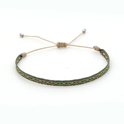 Tibetan Steel & Handmade Spirit Bracelet for "Joy & Lightheartedness" 