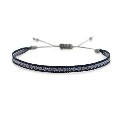 Tibetan Steel & Handmade Spirit Bracelet for Safe Travels & New Beginnings 