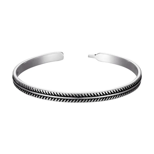 Tibetan Steel & Handmade Spirit Bracelet for "Creativity & Courage"