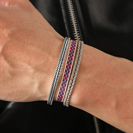 Tibetan Steel & Handmade Spirit Bracelet for "Soul Purpose Alignment"