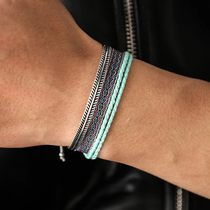 Tibetan Steel & Handmade Spirit Bracelet for "Healing Present & Ancestral Wounds"