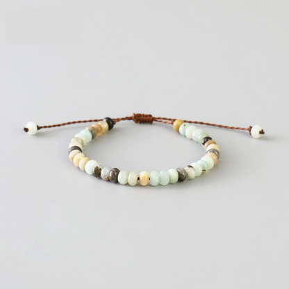 Handmade Tibetan Blessed Natural Stone Mala Beads for Chakra Cleansing