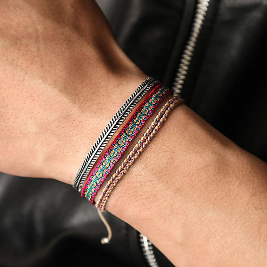 Tibetan Steel & Handmade Spirit Bracelet for "Divine Feminine Energy"