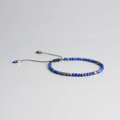Handmade Tibetan Blessed Natural Lapis Beads for Chakra Cleansing