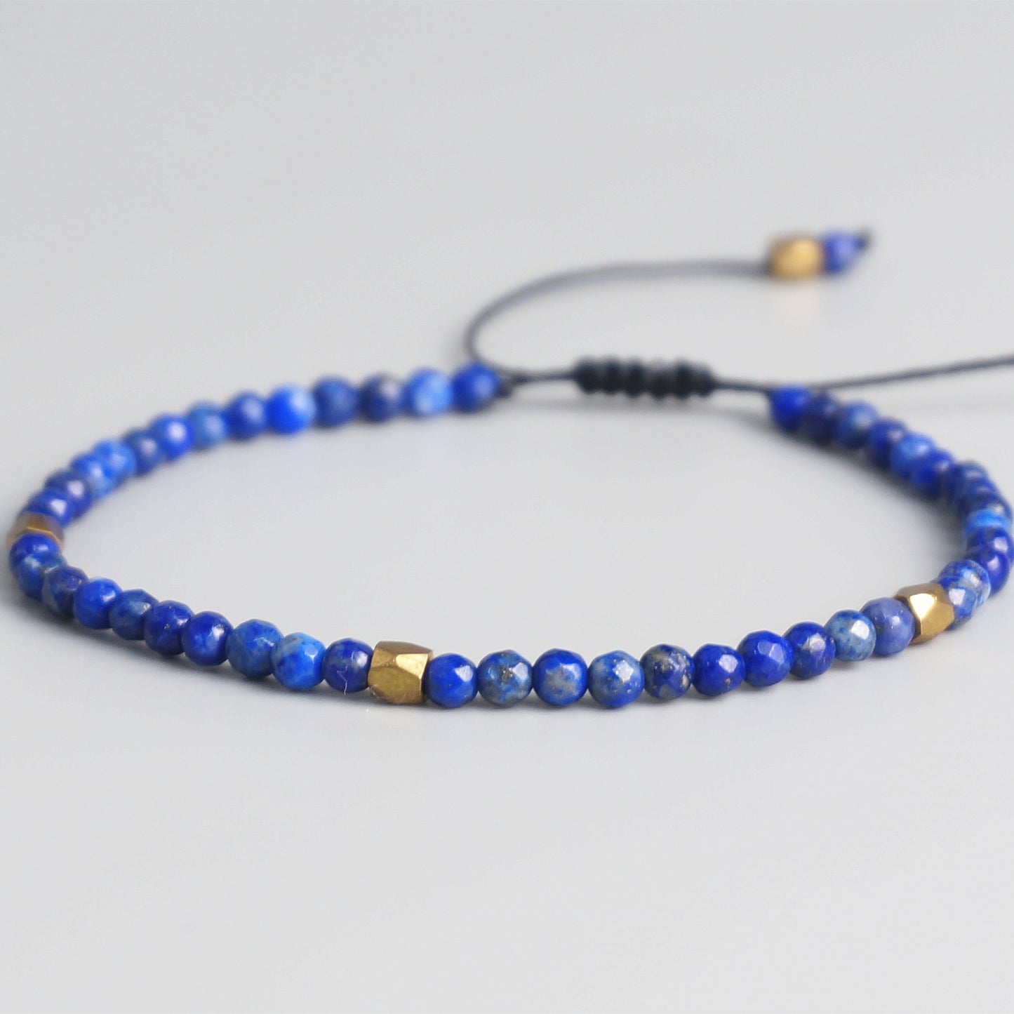 Handmade Tibetan Blessed Natural Lapis Beads for Chakra Cleansing