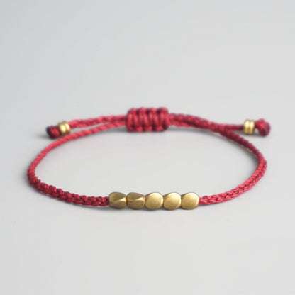 Handmade Tibetan Blessed Knots for "Mantra" (Om Mani Padme Hum - Zen)