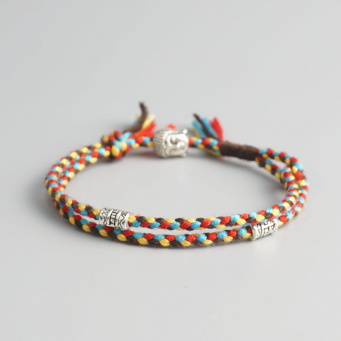 Handmade Tibetan Blessed Amulet Knot for "Wellness & Worthiness" (inspired by the teachings of Buddha)