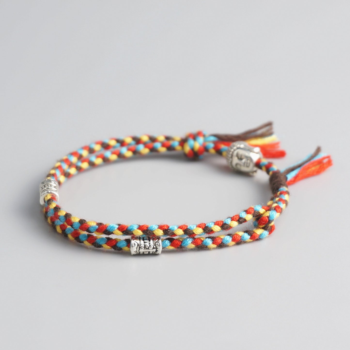 Handmade Tibetan Blessed Amulet Knot for "Wellness & Worthiness" (inspired by the teachings of Buddha)