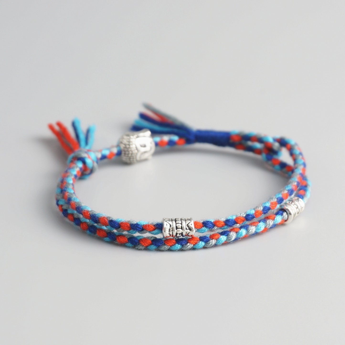 Handmade Tibetan Blessed Amulet Knot for "Wellness & Worthiness" (inspired by the teachings of Buddha)
