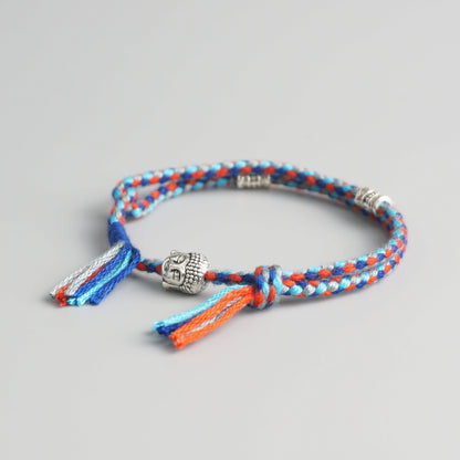 Handmade Tibetan Blessed Amulet Knot for "Wellness & Worthiness" (inspired by the teachings of Buddha)