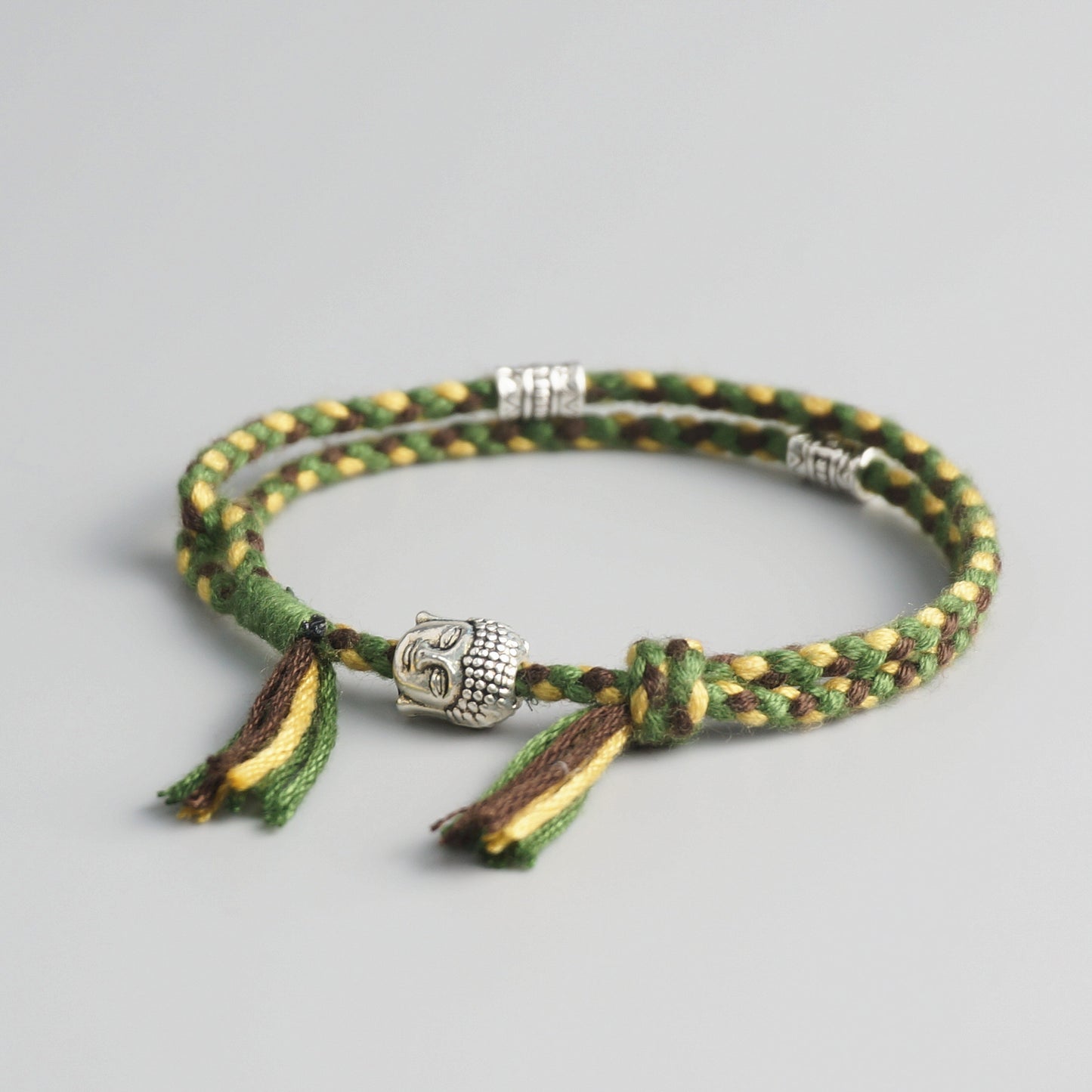 Handmade Tibetan Blessed Amulet Knot for "Wellness & Worthiness" (inspired by the teachings of Buddha)
