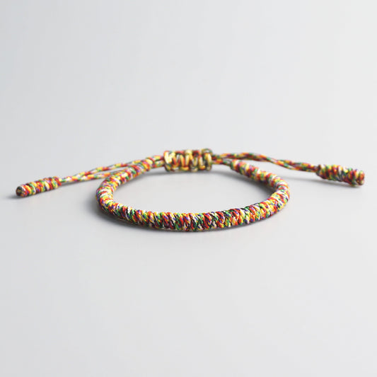 Handmade Tibetan Blessed Knots for "Aura & Peace" (clean light energy and vibe)