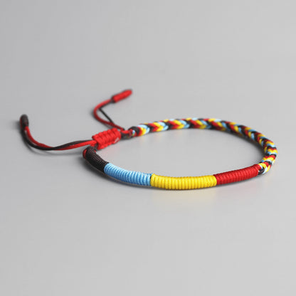 Handmade Tibetan Blessed Knots of Mixtures for "Protection, Health, Balance, Energy & Wisdom"