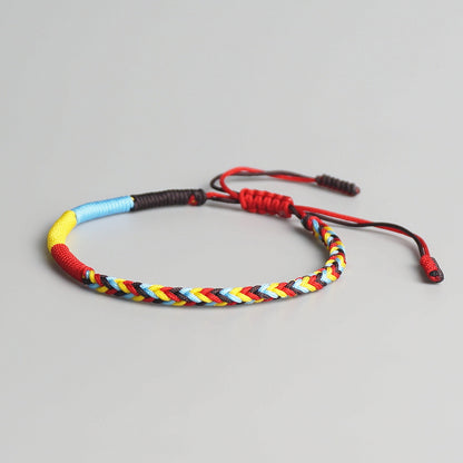 Handmade Tibetan Blessed Knots of Mixtures for "Protection, Health, Balance, Energy & Wisdom"