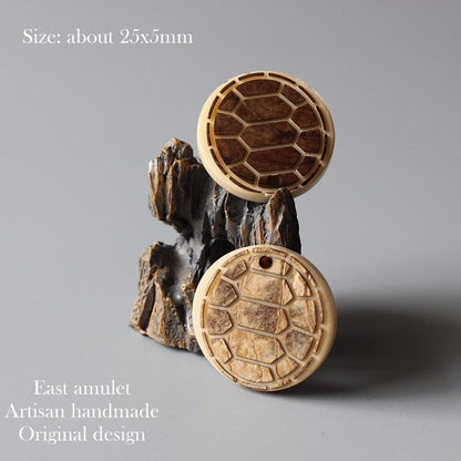 Artisan Carved Harmony Pendant (Tagua Nut)