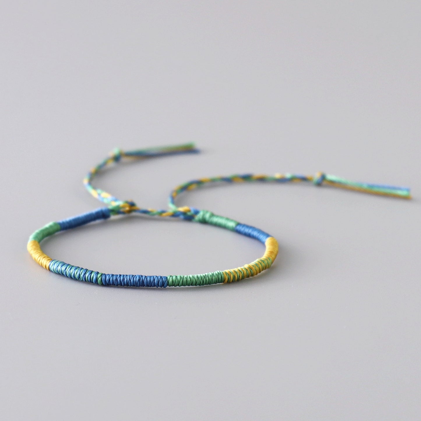 Handmade Tibetan Blessed Waterproof Thread for "Friendship, Cleansing & Purity" (warding off evil energy & spirit)
