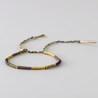 Handmade Tibetan Blessed Waterproof Thread for "Friendship, Cleansing & Purity" (warding off evil energy & spirit)