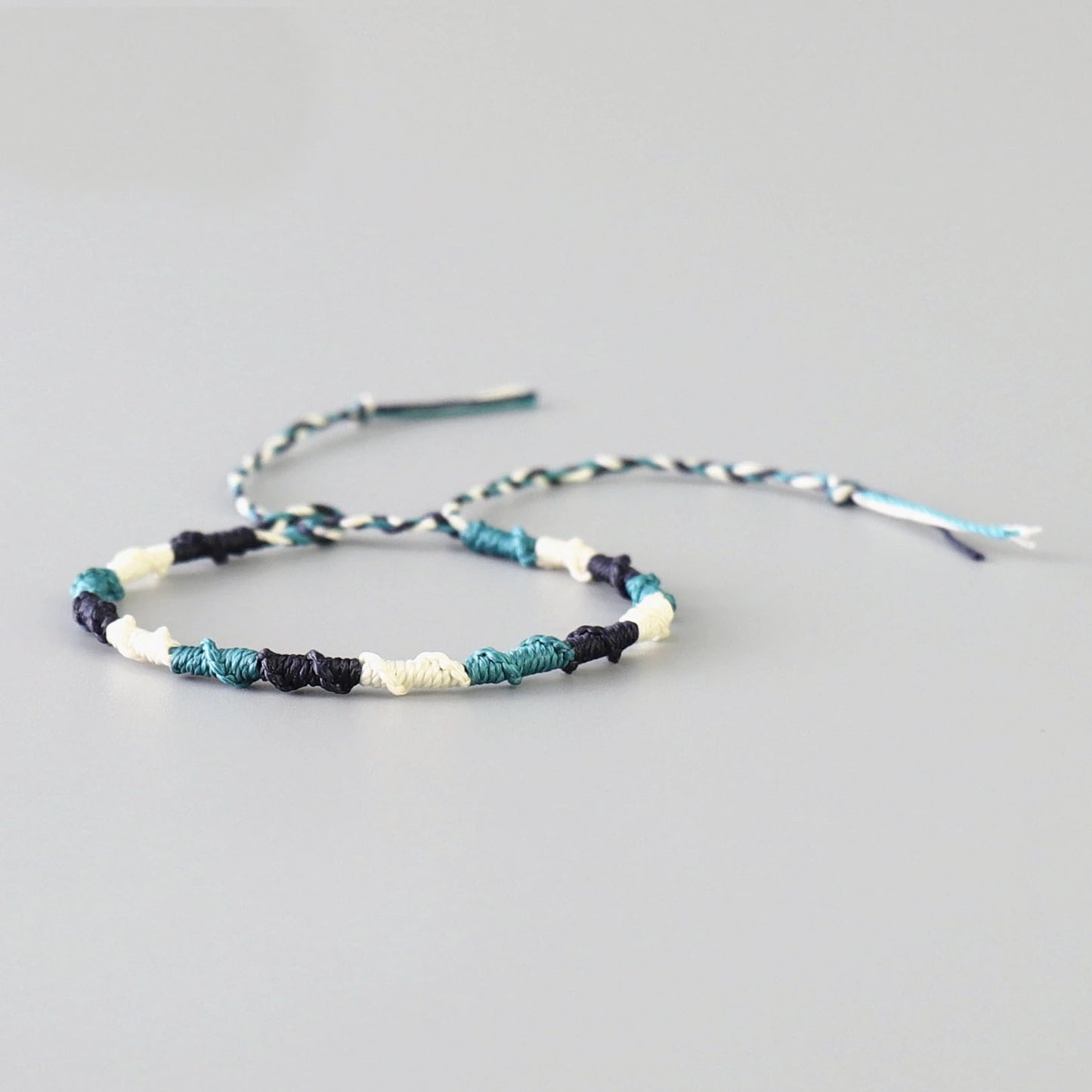 Handmade Tibetan Blessed Waterproof Thread for "Friendship, Cleansing & Purity" (warding off evil energy & spirit)