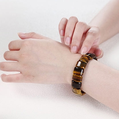 Natural Crystal Gemstone ~ Tiger's Eye and Mookaite Earth Stone Bracelets~ for "Confidence, Strength and Energy"