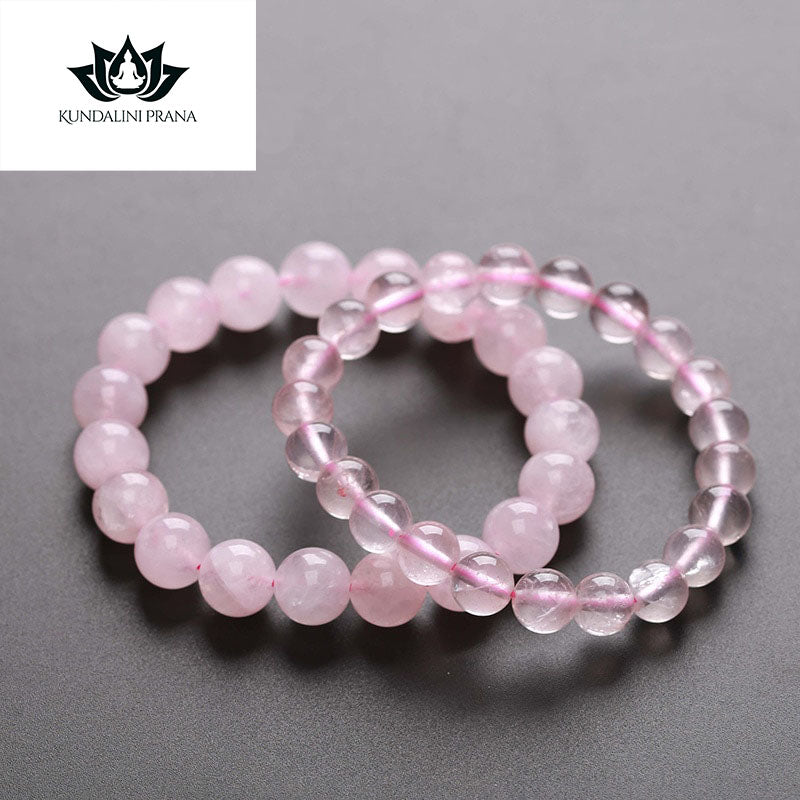 Natural Crystal Gemstone ~ Healing Rose Quartz Bracelet ~ for "All Relations and Compassion"