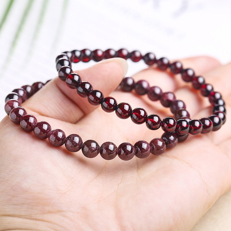 Natural Crystal Gemstone ~ Wine Red Garnet Crystal ~ for "Power, Commitment and Love"