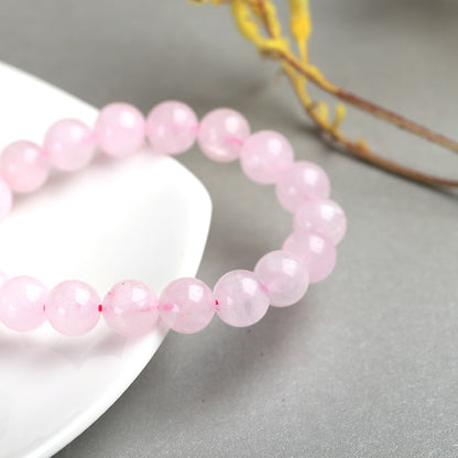 Natural Crystal Gemstone ~ Healing Rose Quartz Bracelet ~ for "All Relations and Compassion"