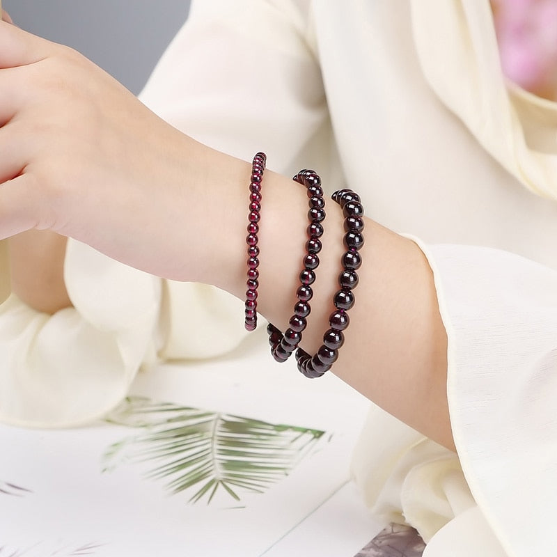 Natural Crystal Gemstone ~ Wine Red Garnet Crystal ~ for "Power, Commitment and Love"
