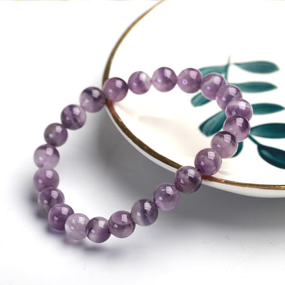 Natural Crystal Gemstone ~ Dream Lace Amethyst Bracelet ~ for "Manifestation, Creativity and Protection"