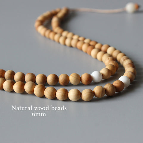 Buddhist Handcrafted Nature Sandalwood Abundance Pendant (Tagua Nut)