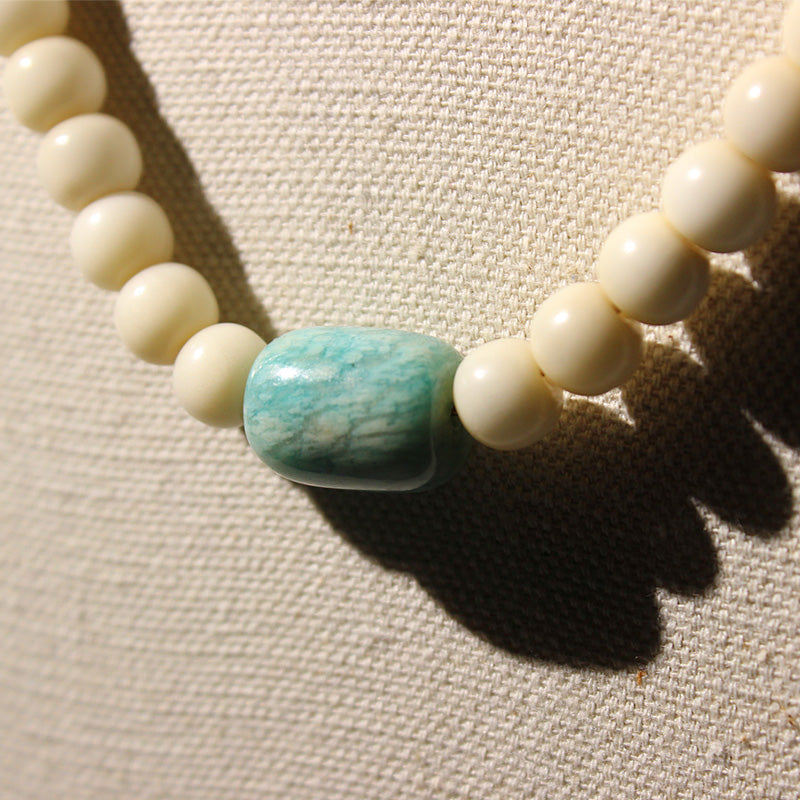 Buddhist Handcrafted Nature Sandalwood Necklace for "Kundalini Awakening & Meditation"