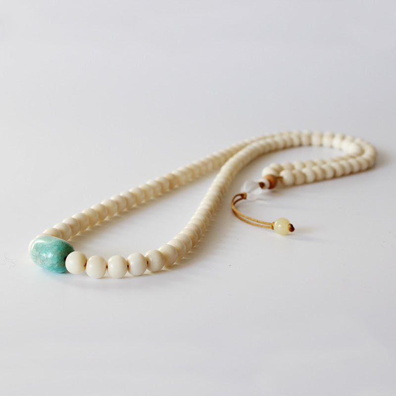 Buddhist Handcrafted Nature Sandalwood Necklace for "Kundalini Awakening & Meditation"