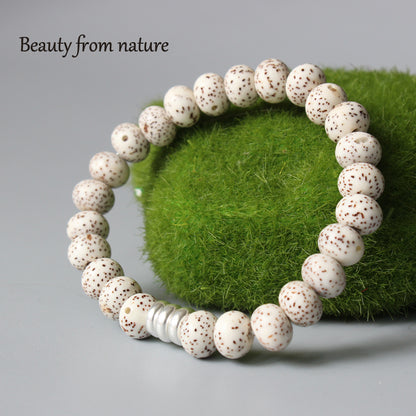 Buddhist Handcrafted Nature Sandalwood Bracelet Xingyue Bracelet (Bodhi Beads)