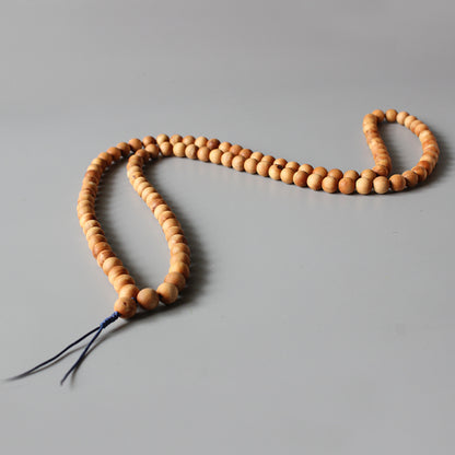 Buddhist Handcrafted Nature Sandalwood Necklace for  "Meditation" - Own Becoming