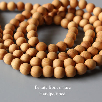 Buddhist Handcrafted Nature Sandalwood Necklace for  "Meditation" - Own Becoming