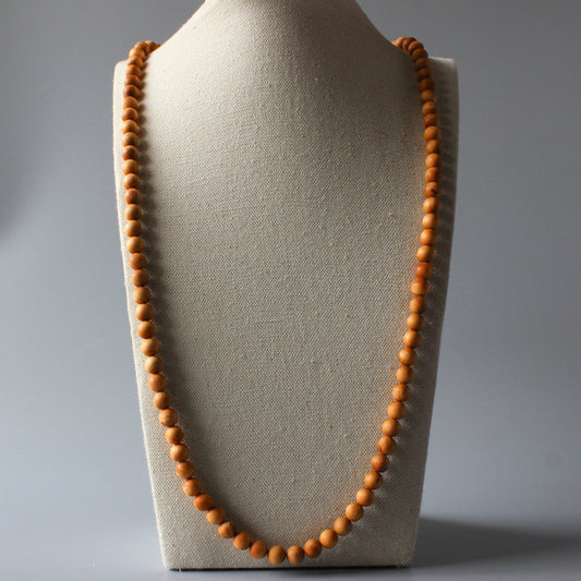 Buddhist Handcrafted Nature Sandalwood Necklace for  "Meditation" - Own Becoming