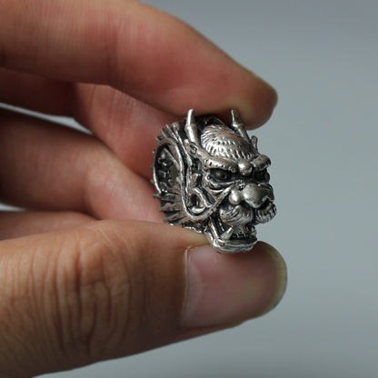 Dragon Power Pendant (White Copper)