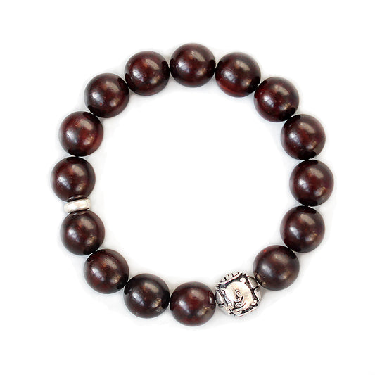 Buddhist Handcrafted Nature Sandalwood Illness Protection Bracelet